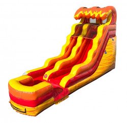 fire20slide202 1720663561 15ft Lava Wave Water Slide 27Lx9Wx15H